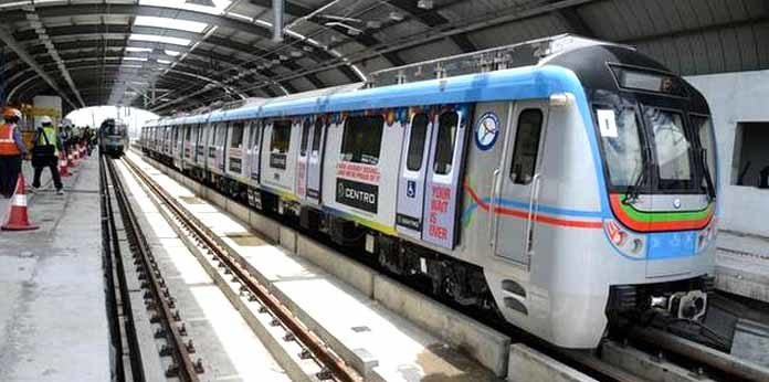 metro rail test run to lb nagar